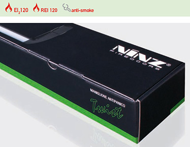 KIT complet cu prezentare in cutie negru/verde bare antipanica